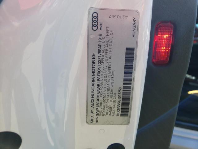 2016 AUDI TT TRUC5AFV7G1016259