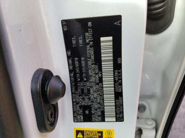 2018 TOYOTA HIGHLANDER 5TDJZRFH2JS523126