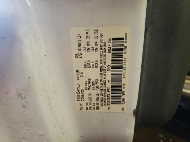 1D7HE48K67S192711 Dodge Dakota Quad Slt