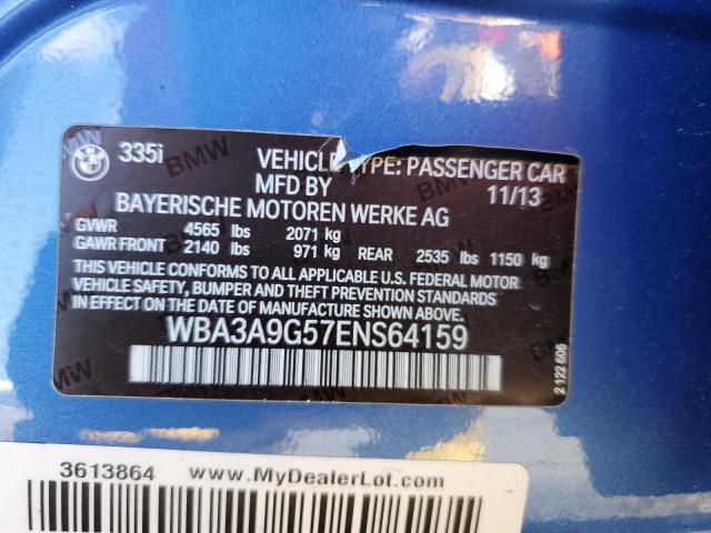 WBA3A9G57ENS64159 BMW 335 I