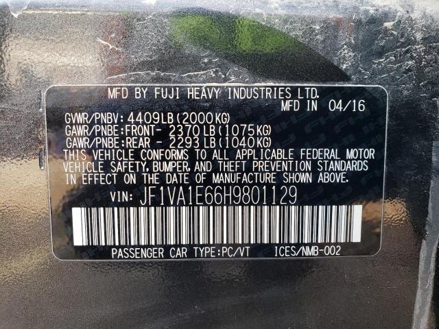 JF1VA1E66H9801129 Subaru Wrx Premium