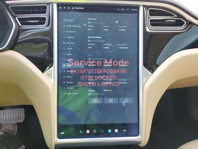 5YJSA1H28FF089490 Tesla Model S 85d
