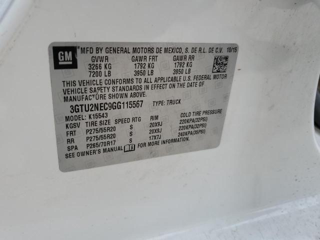 3GTU2NEC9GG115567 GMC Sierra K1500 Slt