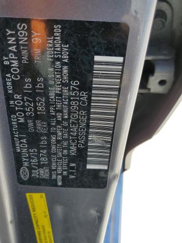 2016 HYUNDAI ACCENT SE KMHCT4AE7GU981576