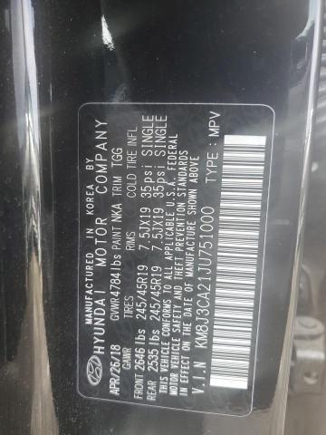 2018 HYUNDAI TUCSON VAL KM8J3CA21JU751000