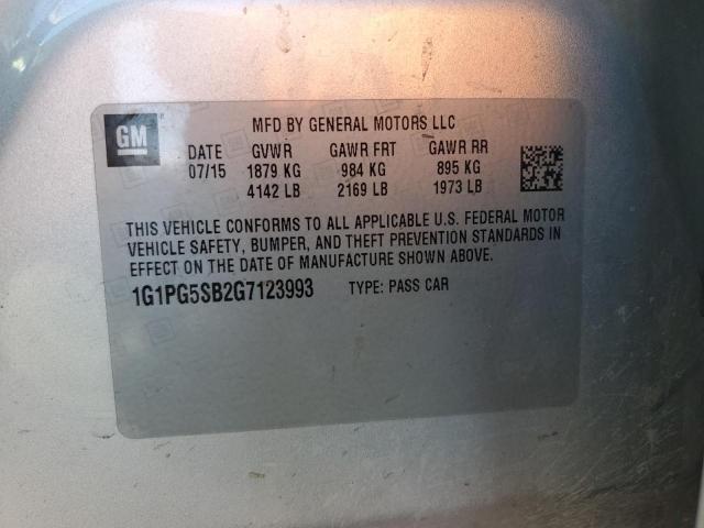 2016 CHEVROLET CRUZE LIMI 1G1PG5SB2G7123993