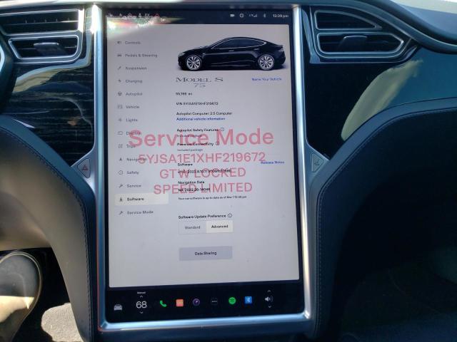 5YJSA1E1XHF219672 Tesla MODEL S
