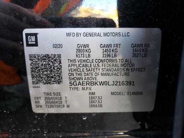 5GAERBKW0LJ216391 Buick Enclave Essence