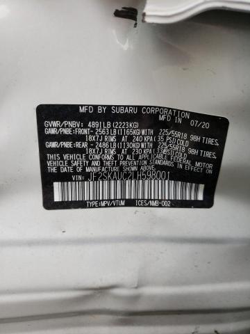 JF2SKAUC2LH598001 Subaru Forester Limited