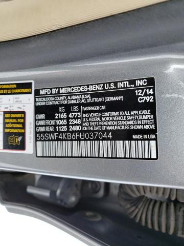 2015 MERCEDES-BENZ C 300 4MAT - 55SWF4KB6FU037044