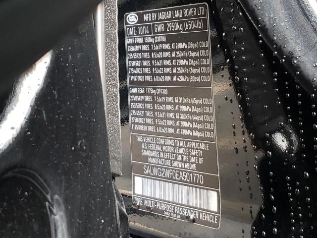 SALWG2WF0EA501770 Land Rover Range Rover Sport Se