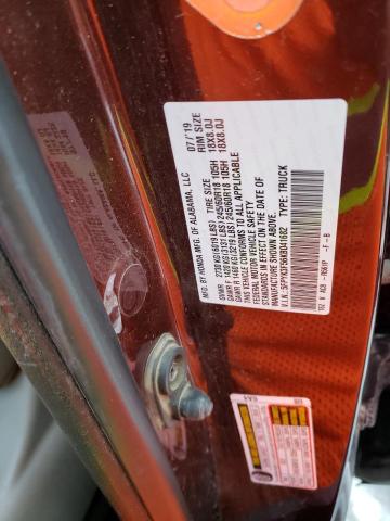 2019 HONDA RIDGELINE 5FPYK3F56KB041682