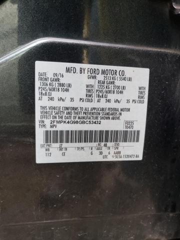 2016 FORD EDGE SE 2FMPK4G98GBC53432