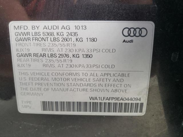 VIN WA1LFAFP9EA044094 2014 Audi Q5, Premium Plus no.13