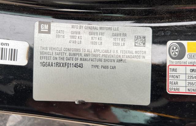 2015 CADILLAC ATS - 1G6AA1RXXF0114543
