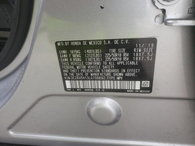 2020 HONDA HR-V SPORT 3CZRU5H13LG700692