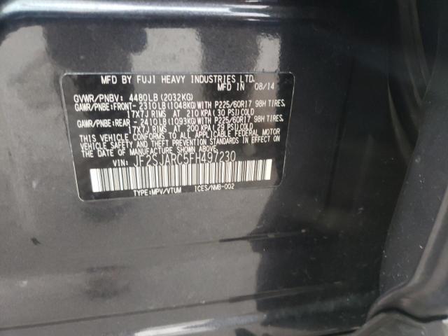 2015 SUBARU FORESTER 2 - JF2SJARC5FH497230
