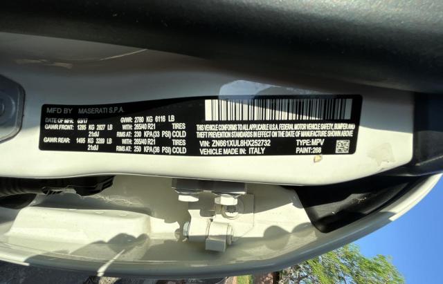 ZN661XUL8HX252732 Maserati Levante Luxury