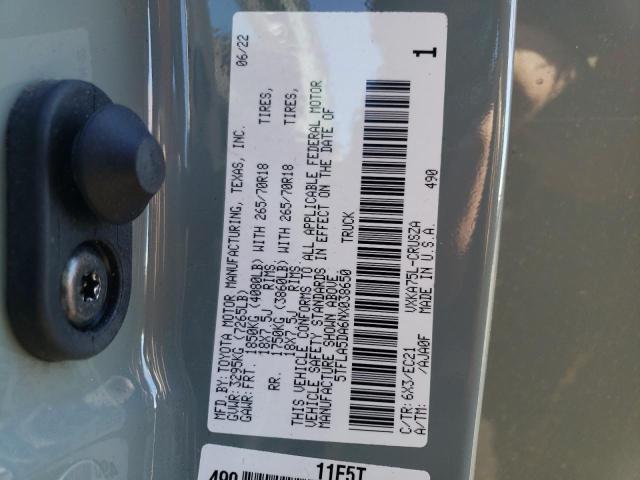 5TFLA5DA6NX038650 Toyota Tundra Double Cab Sr