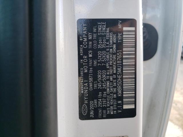 2021 HYUNDAI PALISADE L - KM8R5DHE5MU187651