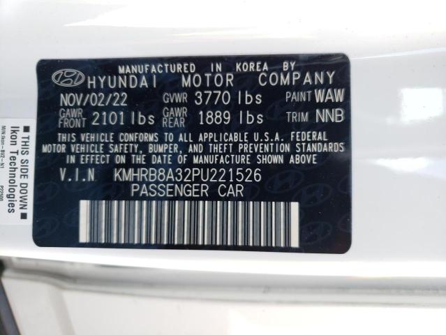 2023 HYUNDAI VENUE KMHRB8A32PU221526