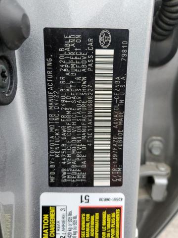 2022 TOYOTA CAMRY LE 4T1C11AK8NU688227
