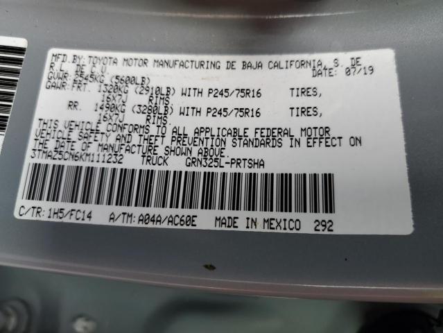 2019 TOYOTA TACOMA DOU - 3TMAZ5CN6KM111232