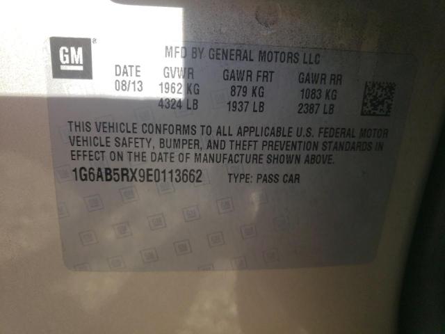1G6AB5RX9E0113662 Cadillac ATS LUXURY