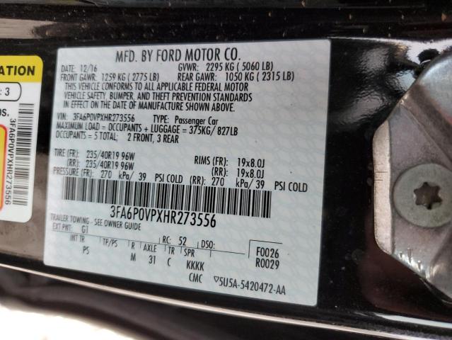 2017 FORD FUSION SPO 3FA6P0VPXHR273556