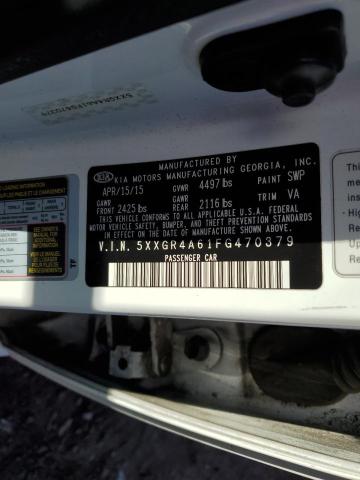5XXGR4A61FG470379 KIA OPTIMA SX