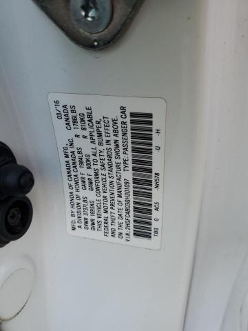 2016 HONDA CIVIC LX 2HGFC4B03GH301097