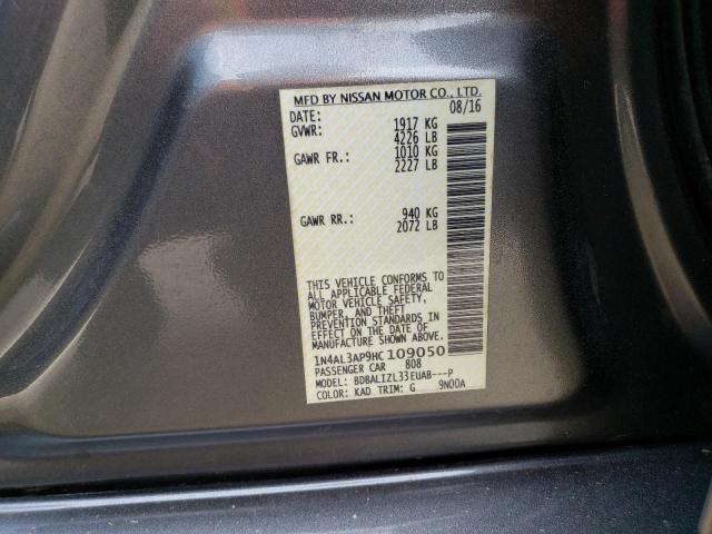 2017 NISSAN ALTIMA 2.5 - 1N4AL3AP9HC109050