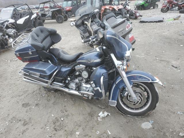 Salvage motorcycles for sale at Cahokia Heights, IL auction: 2003 Harley-Davidson Flhtcui