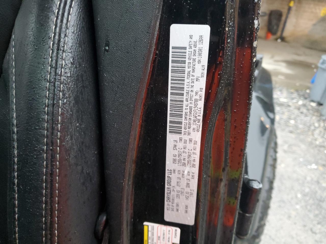 1C4BJWFG1FL549789 2015 Jeep Wrangler Unlimited Rubicon