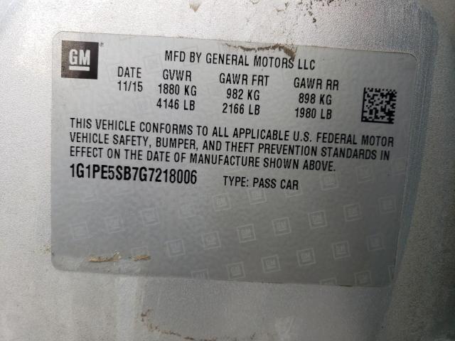 2016 CHEVROLET CRUZE LIMI 1G1PE5SB7G7218006