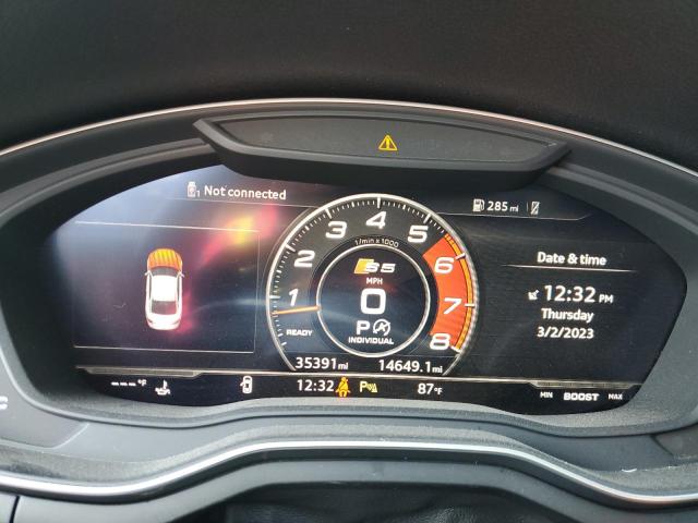2019 AUDI S5 PREMIUM WAUP4AF54KA046825
