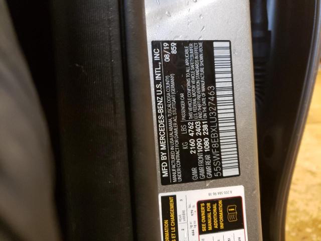 2020 MERCEDES-BENZ C 300 4MAT 55SWF8EBXLU327463