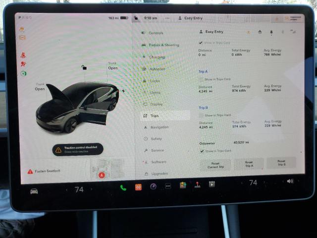 2020 TESLA MODEL 3 5YJ3E1EA0LF606412
