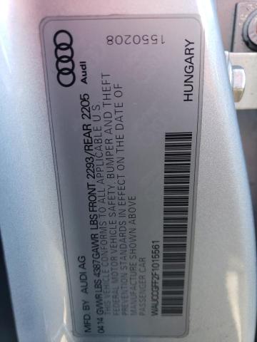 2015 AUDI A3 PREMIUM WAUCCGFF2F1015561