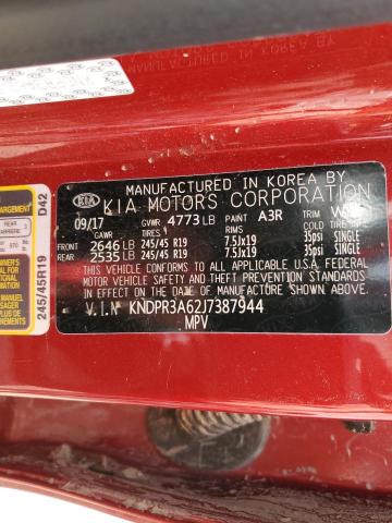 KNDPR3A62J7387944 KIA Sportage Sx
