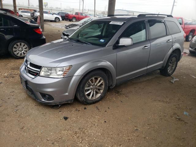 Salvage cars for sale from Copart Temple, TX: 2016 Dodge Journey SXT