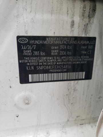 2018 HYUNDAI ELANTRA SE 5NPD84LF3JH254856