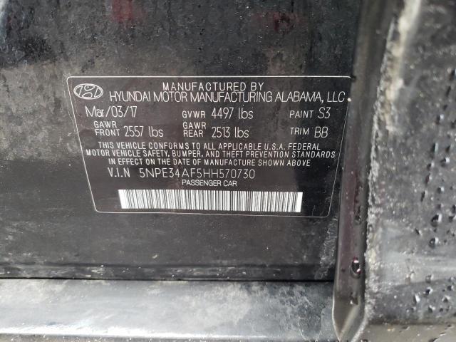 2017 HYUNDAI SONATA SPO 5NPE34AF5HH570730