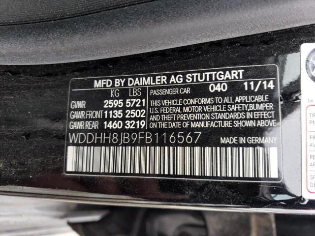 2015 MERCEDES-BENZ E 350 4MAT - WDDHH8JB9FB116567