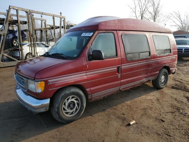 Salvage trucks for sale at Columbia Station, OH auction: 1999 Ford Econoline E150 Van