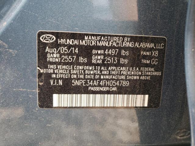 2015 HYUNDAI SONATA SPO 5NPE34AF4FH054789