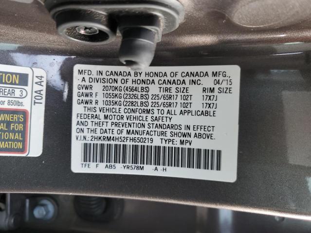 2015 HONDA CR-V EX 2HKRM4H52FH650219