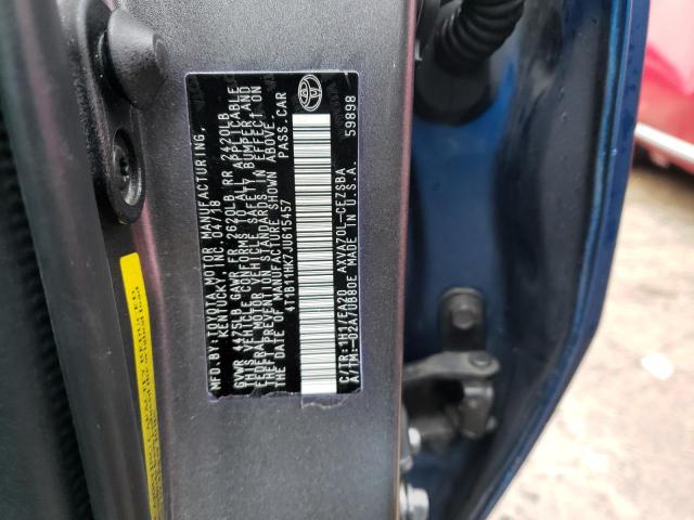 4T1B11HK7JU615457 Toyota CAMRY L