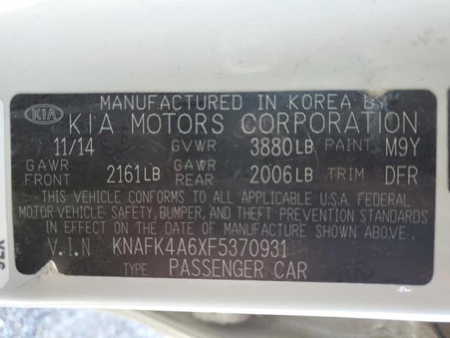 KNAFK4A6XF5370931 KIA FORTE LX