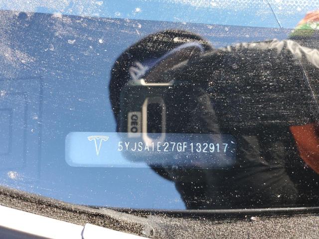 5YJSA1E27GF132917 Tesla MODEL S